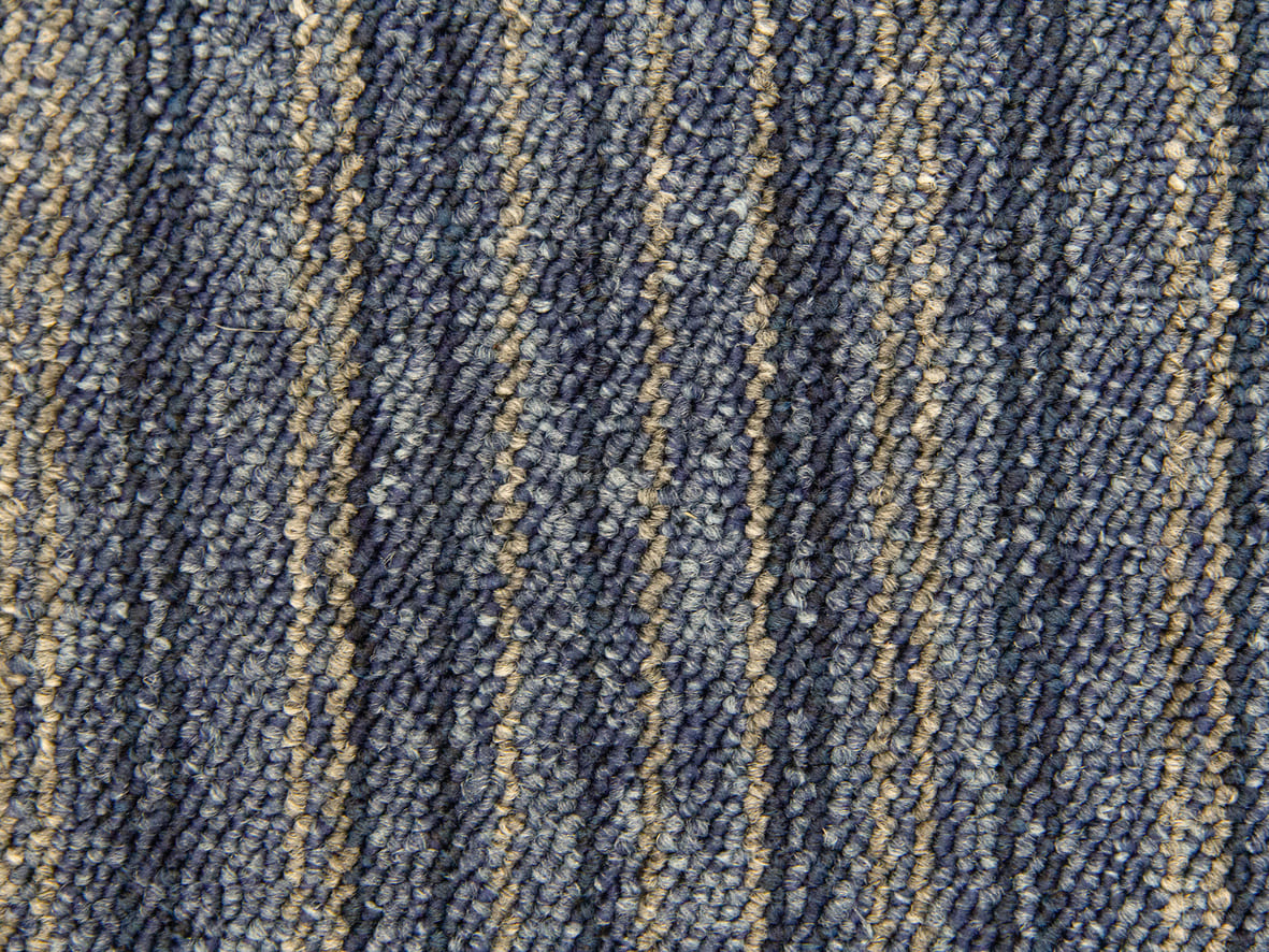 Ковровая плитка Bonkeel Space Strip Blue 500×500×5,9